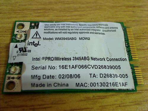 Wlan Card circuit board Module board WM3945ABG Medion MD95772 RIM2050