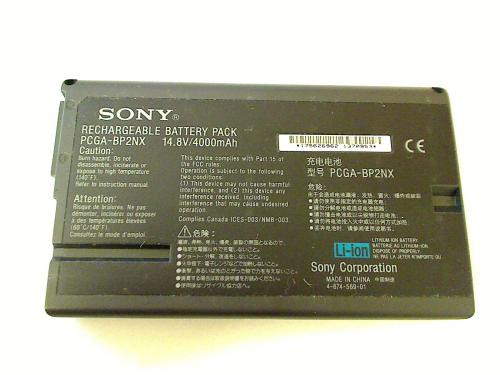 Akku 14.8V 4000mAh Sony PCG-9P8M PCG-K115S (Unaudited)