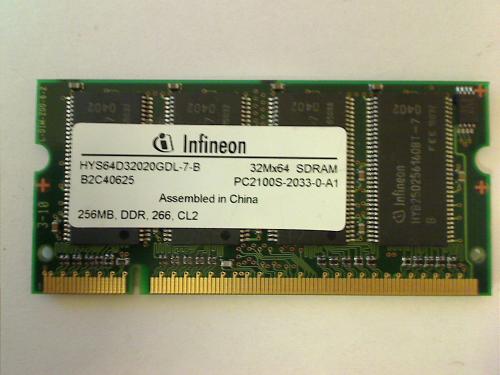 256MB DDR 266 Infineon Ram Memory Sony PCG-9P8M PCG-K115S