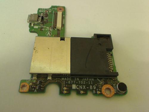 CNX-89 Card Reader Board 1-677-702-11 Sony PCG-5291 PCG-Z600NE