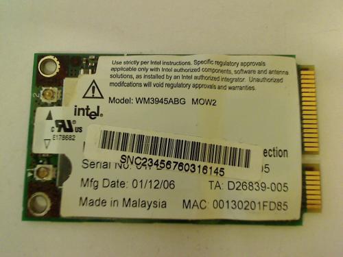 Wlan WiFi Card Board Module board Fujitsu Siemens Pi 1536