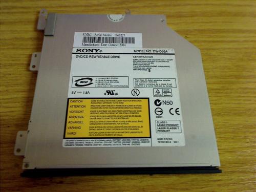 DVD Burner DW-D56A from Sony PCG-8R6M VGN-A215M
