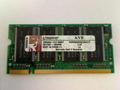 512MB DDR 400 Ram Memory SODIMM Kingston Fujitsu LifeBook C-1020