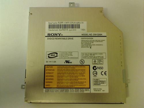 DVD Burner DW-Q58A with Fixing Sony PCG-7M1M VGN-FS515E