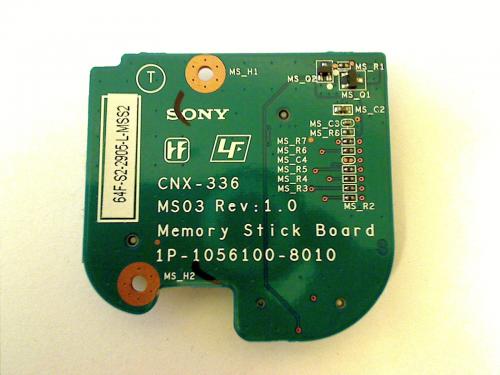 Memory Stick Board CNX-336 Sony PCG-7M1M VGN-FS515E