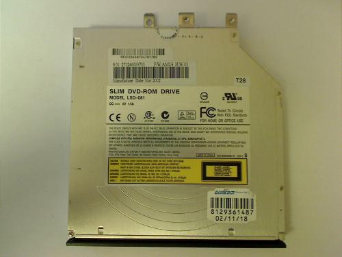 DVD ROM LSD-081 with Bezel & Fixing HP CRVSA-02T1-75