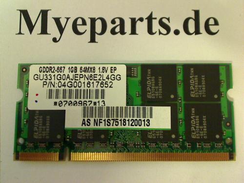 1GB DDR2 667 SODIMM Ram Memory Asus F3SV
