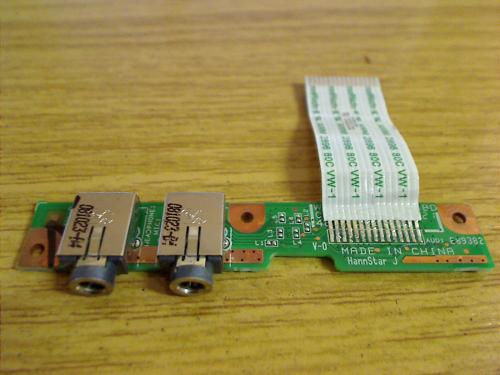 Audioboard circuit board Module board Cable Compaq Presario CQ60-105EG
