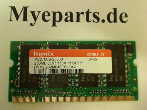 256MB DDR 333 SODIMM PC2700 Medion MD95300 MIM2030