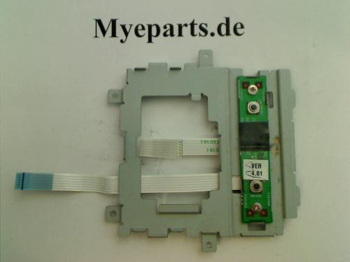 Touchpad Switch Board & Fixing Cables Fujitsu Esprimo V5535