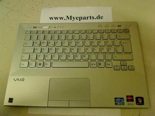 Keyboard German Cases Top Cover Touchpad Sony VPCSB4L1E