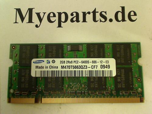 2GB DDR2 PC2-6400 SODIMM Ram Memory Fujitsu V6535 MS2239