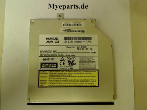 DVD Burner UJ-831B incl. Bezel & Fixing Toshiba SM30X-165
