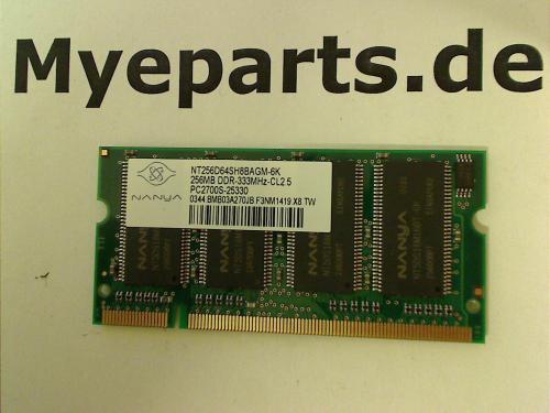 256 DDR 333 PC2700 SODIMM Ram Memory Acer TravelMate 291LCi