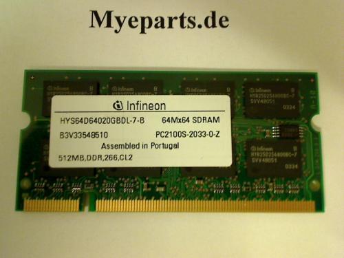 512MB DDR PC2100 266 SODIMM Ram Memory HP Compaq nc4000