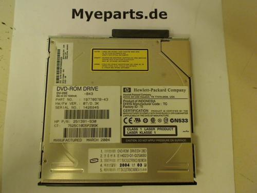 DVD-ROM Drive DV-28E with Bezel Adapter & Fixing HP Compaq nc6000