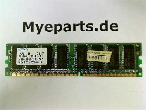 512MB DDR PC3200 CL3 Samsung Ram Memory Memory Gericom Hummer