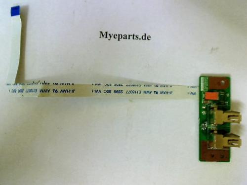 USB Port socket Board Module board circuit board with Cables FS Pa3553 MS2242