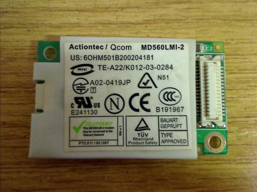 Modem Faxmodem Card Module board circuit board from Gericom Phantom 3080
