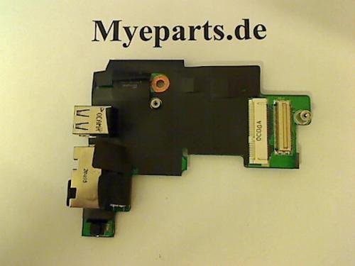 USB Port Lan Netzwerk socket Board circuit board Module board Dell E5410