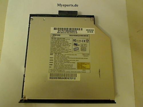 DVD-ROM/CD-RW SBW-242 with Blende, Adapter & Fixing Acer TravelMate 660