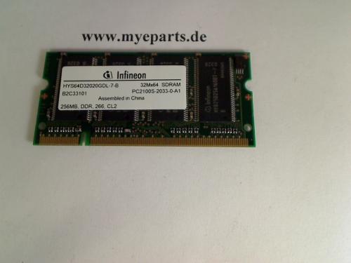 256MB DDR 266 PC2100 Infineon SODIMM Ram Memory Latitude C840