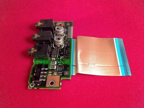 Audio Sound Board Card Module board circuit board Cables IBM ThinkPad 570E 2644