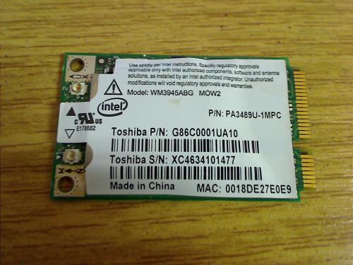 Wlan WiFi Netzwerkkarte circuit board Module board from from Toshiba A100-283 PS