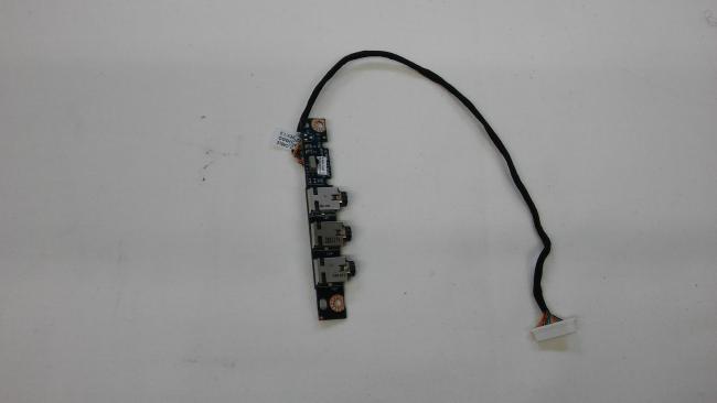 Audio Board inkl. Cable cable DC020001600 HP Dv7-1080ez