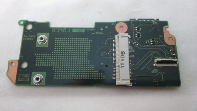 Sim Card Board circuit board A2988A Toshiba Portege R830-111