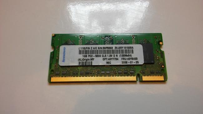 1GB RAM Memory 2RX16 Lenovo Thinkpad R61