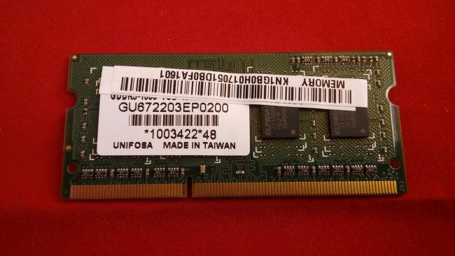 RAM Memory 1GB GDDR3 Acer Aspire one series PAV70