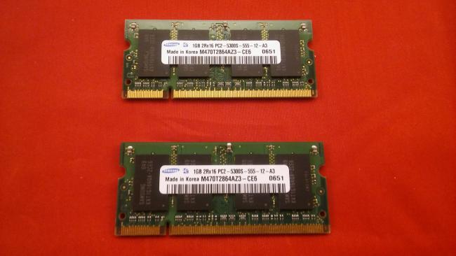 2x RAM Memory 1GB 2Rx16 HP Pavilion dv6000 (dv6180ea)