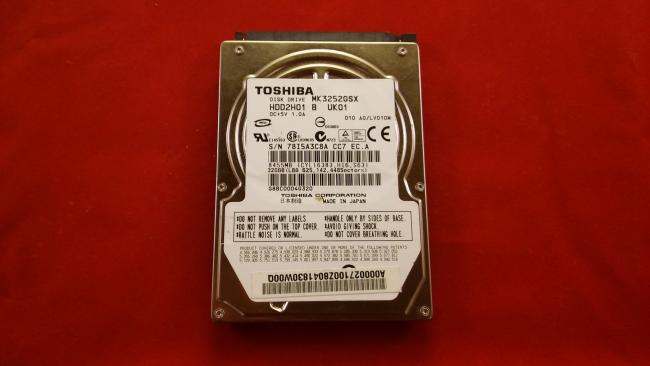 HDD Festplatte Toshiba 320GB HP Presario CQ60-130EG