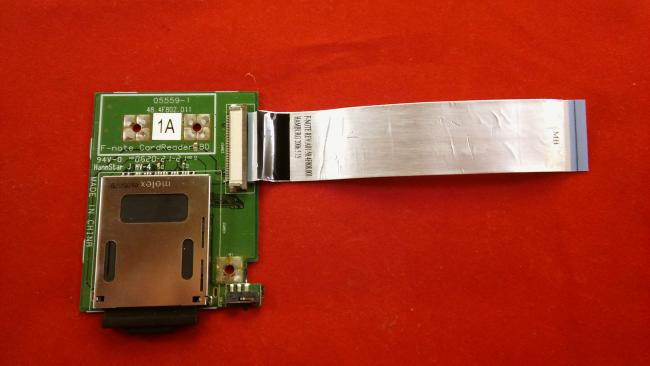 SD Karten Card Reader Board circuit board inkl.Cables Lenovo 3000 V100 (0763-A4G