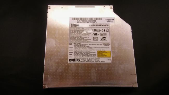 DVD CD Drive with Bezel Cover DELL Latitude D610 (PP11L)