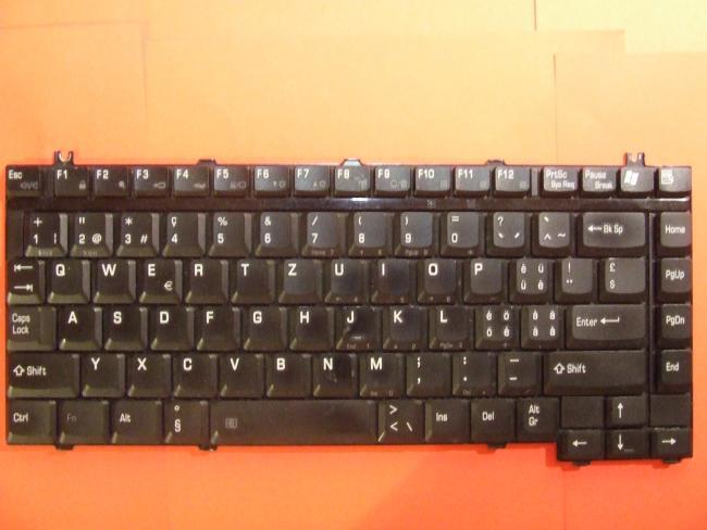 Original Keyboard Swiss/Switzerland German Toshiba Tecra A4 PTA40E
